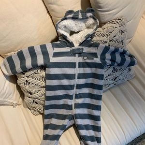 Carters Baby Boy Fleece Footed Jumpsuit Bunting